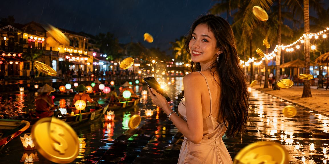 Người dùng trải nghiệm casino di động tại Hội An với nền tảng 963